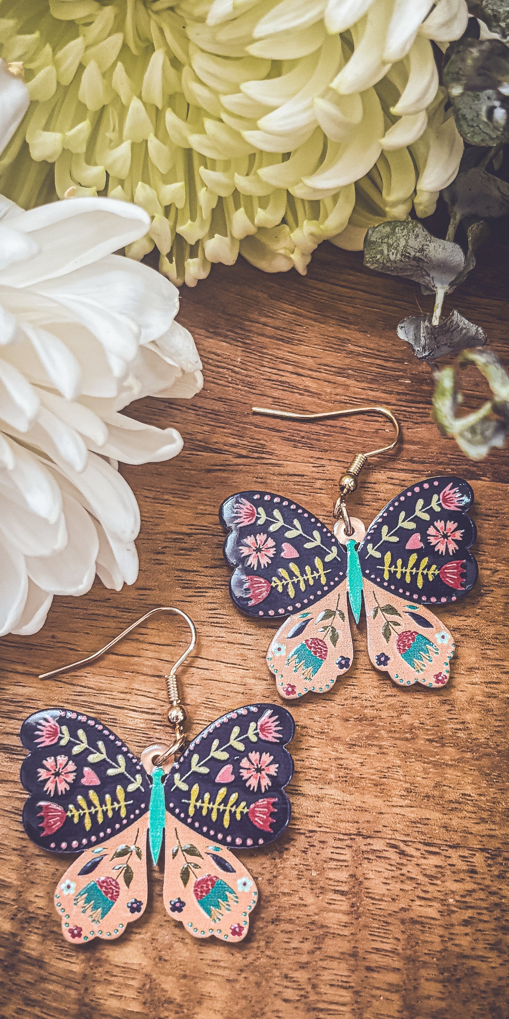 Beautiful Colorful Butterfly Earrings