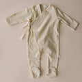 Cotton Footed Kimono  | Buttercream