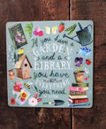 Garden and A Library Sticker