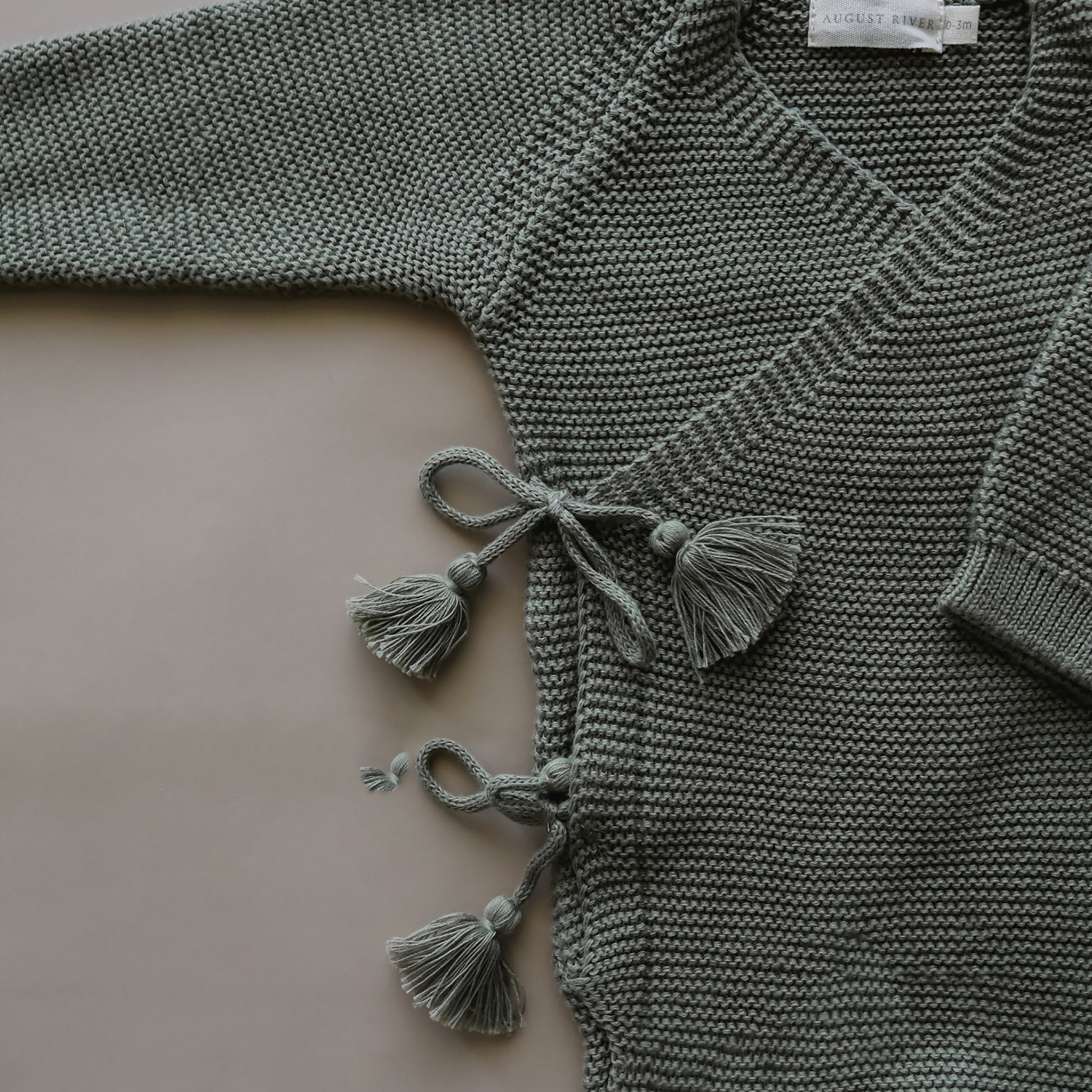 Knit Footed Jumpsuit | Olive