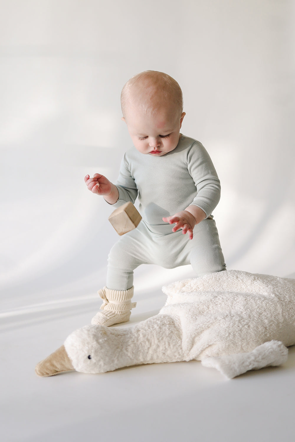 Raw Edged Onesie - Coast